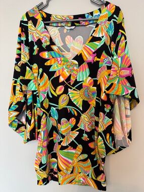 Trina Turk Swim Cover Up Mini Dress